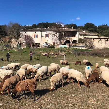 Gites La Ferme Accrochee A La Colline Lagorce  Bagian luar foto